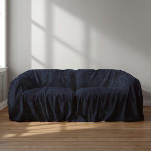 COPRIDIVANO MISTO COTONE JACQUARD CON FIORI LOIRA ST.17.1000