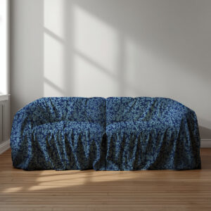 COPRIDIVANO MISTO COTONE JACQUARD CON FIORI GINEVRA ST.28.1000